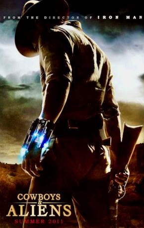 "Cowboys and Aliens" poster