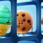 Ice Cream, Cookie, Poop and Luggage in Columbia Pictures and Sony Pictures Animation's THE EMOJI MOVIE.