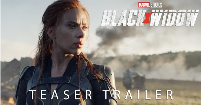 "Black Widow" trailer link.