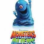 "Monsters vs. Aliens" poster.