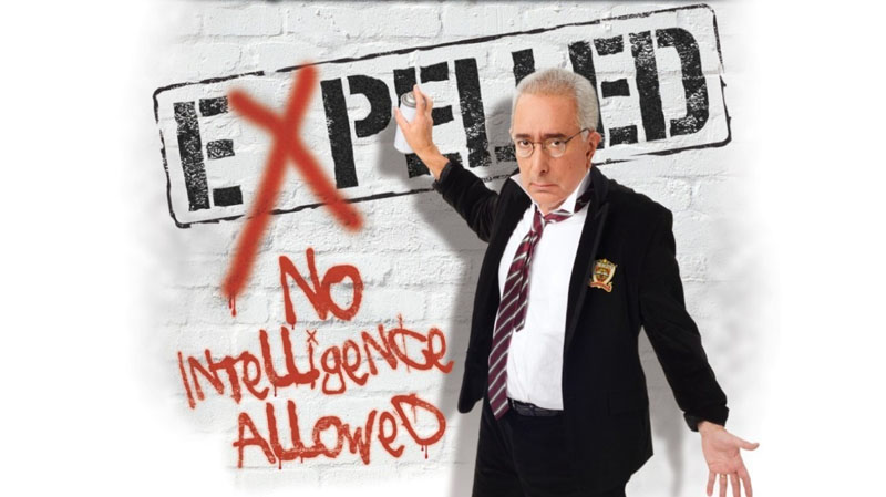 "Expelled: No Intelligence Allowed" poster.