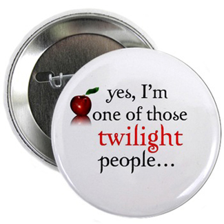 "Twilight" lapel pin merchandise.