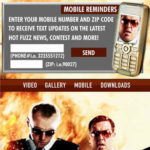 'Hot Fuzz" mobile interface.