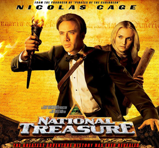 "National Treasure" poster.