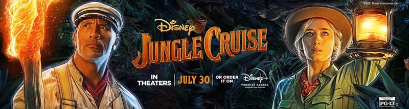 Jungle Cruise cites cinema and Disney+ releases.