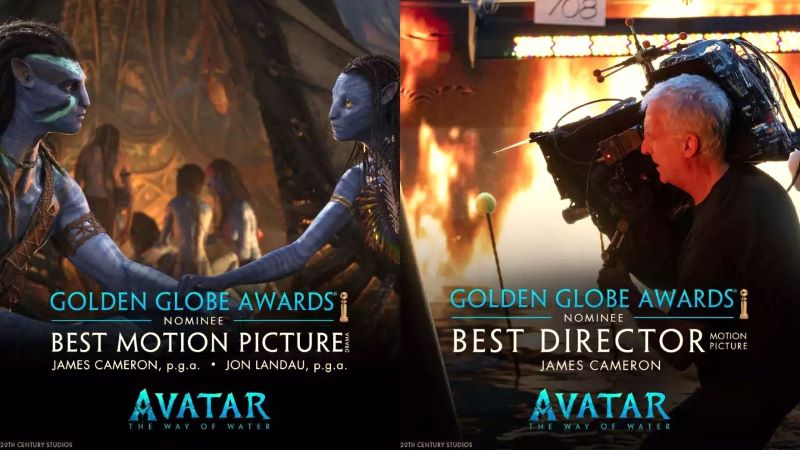 'Avatar 2' trade advertising.