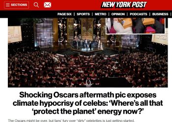 Oscars story hypocrisy.