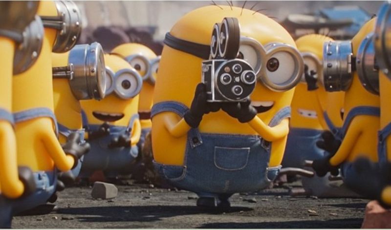 Minions references 1920s Hollywood.