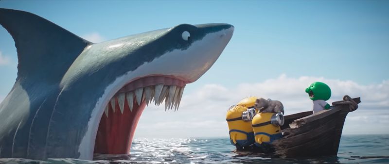 "Minions" references "Jaws."