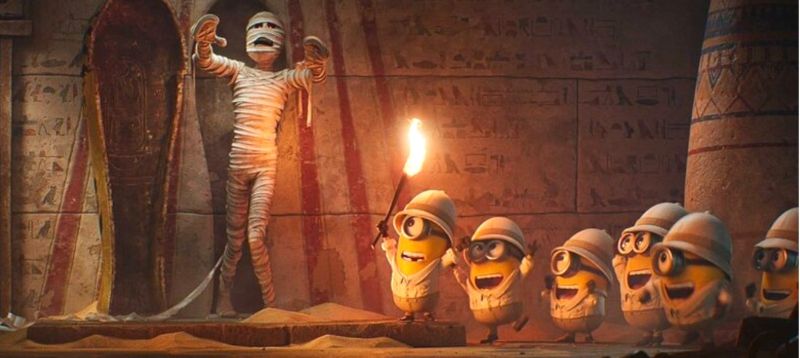 Minions find "The Mummy"
