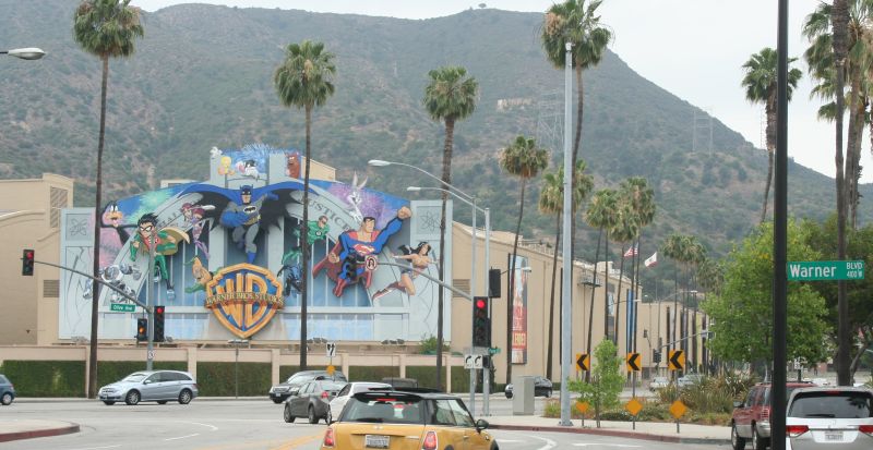 Warner Bros. studio facade in 2014.